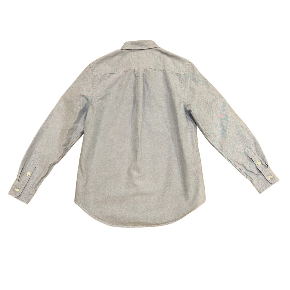 Polo Ralph Lauren Boys Solid Long Sleeve Shirt, Oxford Blue, Size Large/14-16 - Picture 2 of 5